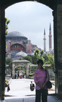 In the entrance way to Topkapi Palace - Istanbul